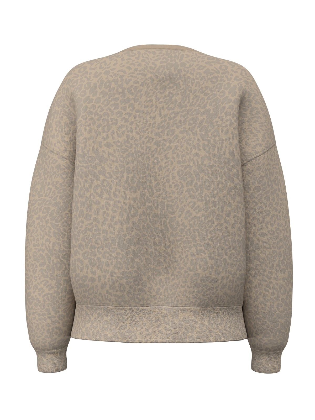 Felpa oversize Guess Jeans donna girocollo stampa
