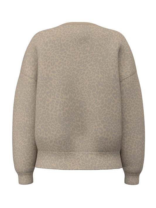 Felpa oversize Guess Jeans donna girocollo stampa
