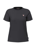 T-shirt Guess Jeans donna cotone regular logo triangolo