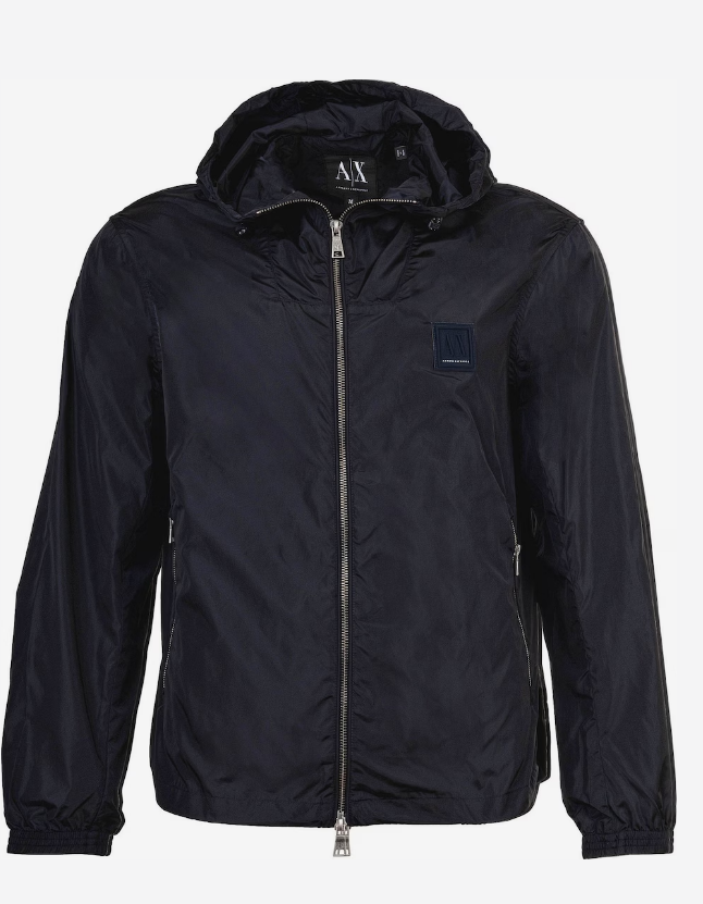 Giubbino uomo A|X Armani Exchange full zip nylon