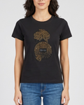 T-shirt donna MARKUP cotone strass manica corta