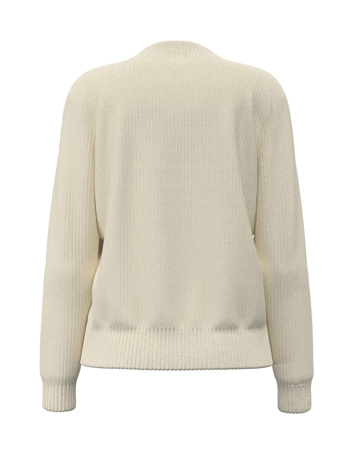 Maglione girocollo Guess Jeans donna jacquard cotone