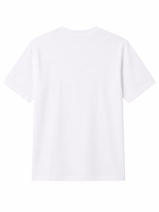 T-shirt donna CKJ Monologo oversize cotone PE 2026 brillant white