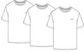 Tris t-shirt intima girocollo uomo Guess cotone