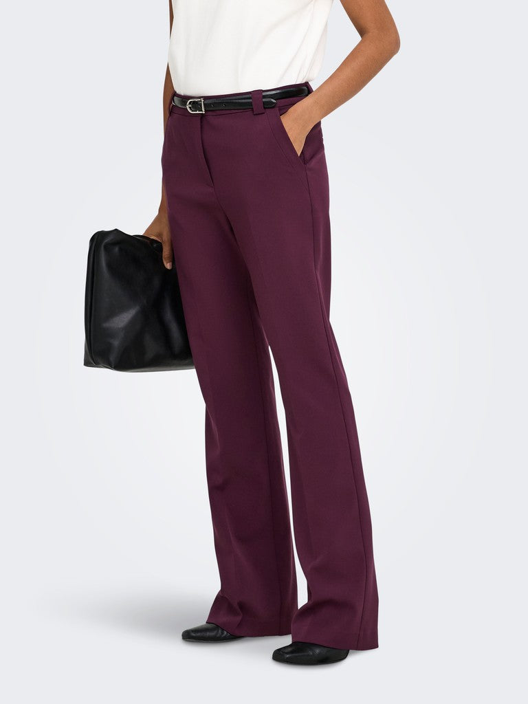Pantaloni donna ONLY tessuto stretch poliestere