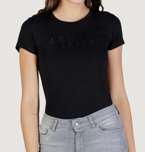 T-shirt Armani Exchange donna A|X cotone logo PE 2026