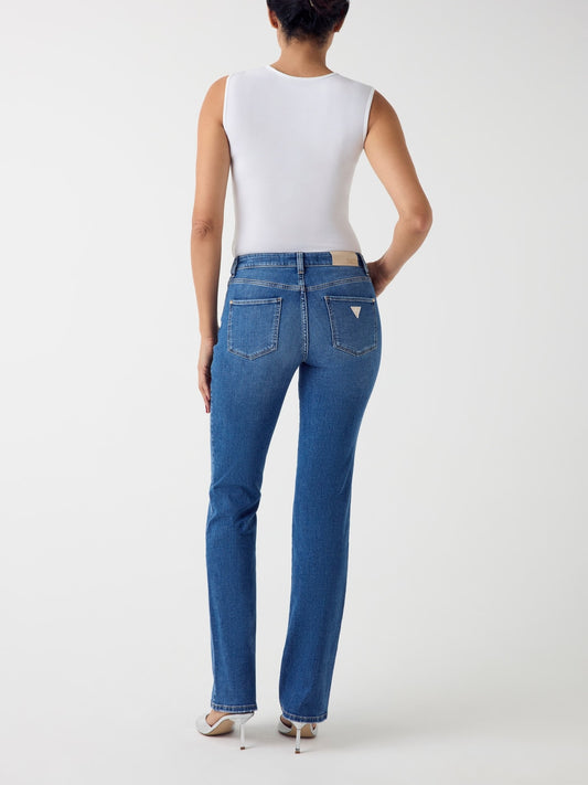 Jeans donna Guess Sexy Straight gamba dritta denim