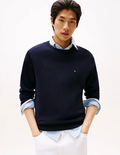 Maglia Tommy Hilfiger Uomo Cotone Girocollo Regular Fit