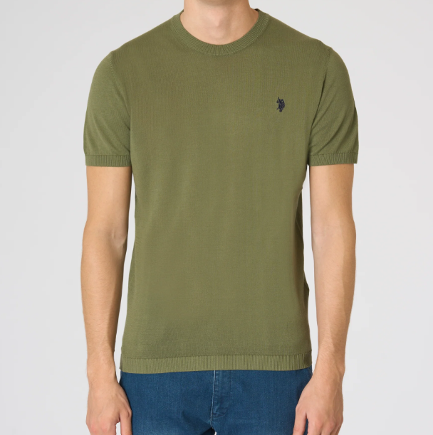 Maglia uomo U.S. Polo Assn. cotone crepe manica corta