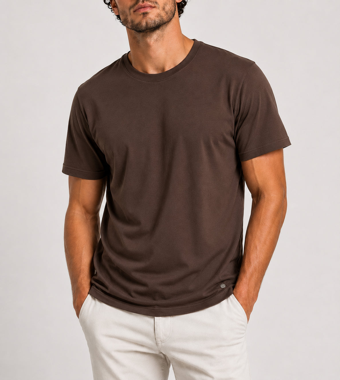 T-shirt girocollo MARKUP uomo cotone jersey
