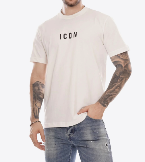 T-shirt uomo ICON cotone logo centrale