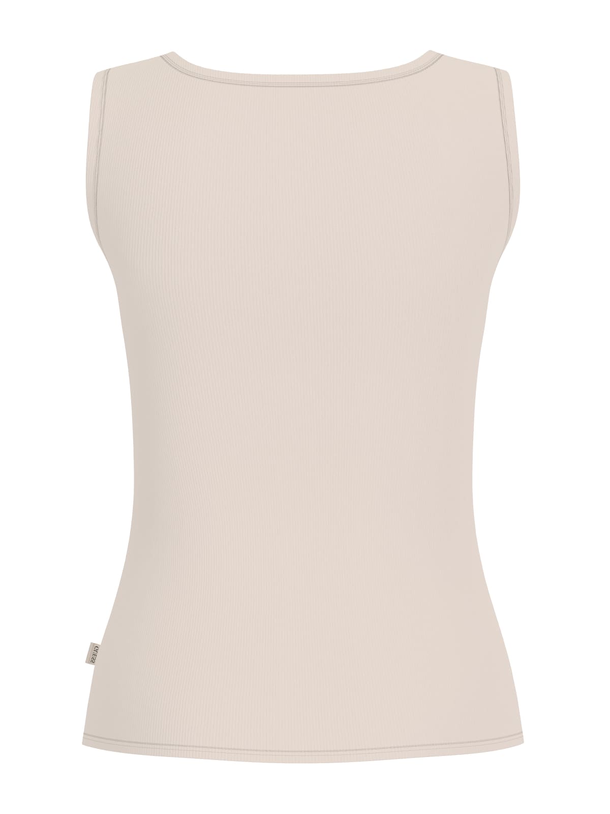 Top Guess Jeans donna slim costina ricamo logo