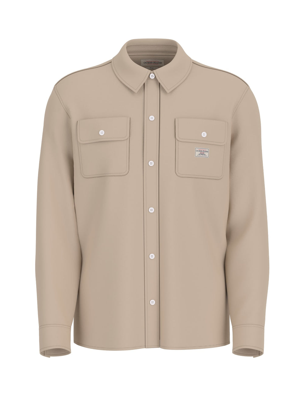 Camicia Guess Jeans uomo boxy cropped cotone