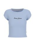 T-shirt Guess Jeans donna cotone raglan stampa stella