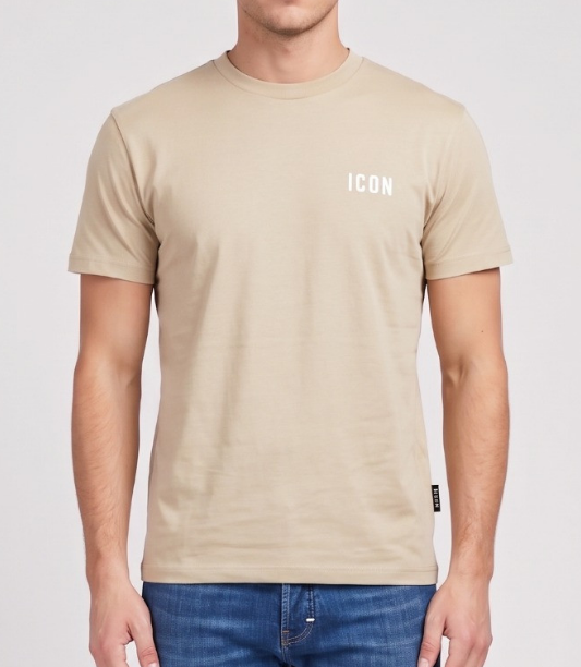 T-shirt uomo ICON cotone ricamo