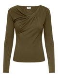 Blusa donna JDY scollo chiuso maglia