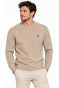 Maglia girocollo U.S. Polo Assn. uomo cotone cashmere Leon