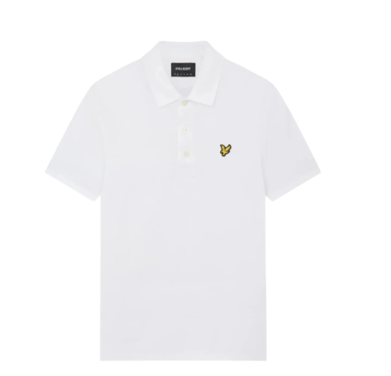 Polo Lyle & Scott uomo manica corta piqua stretch