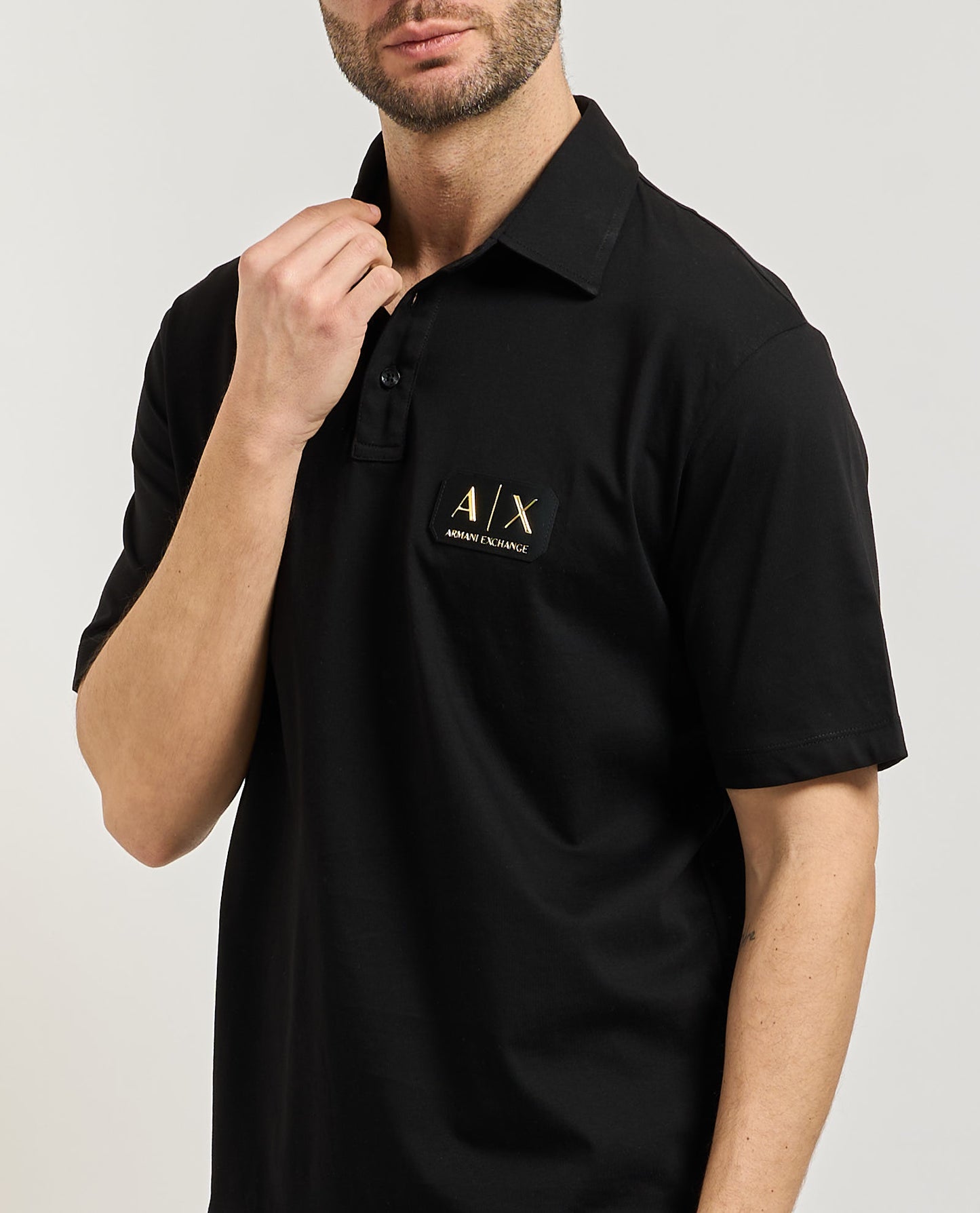 Polo A|X Armani Exchange uomo cotone jersey manica corta
