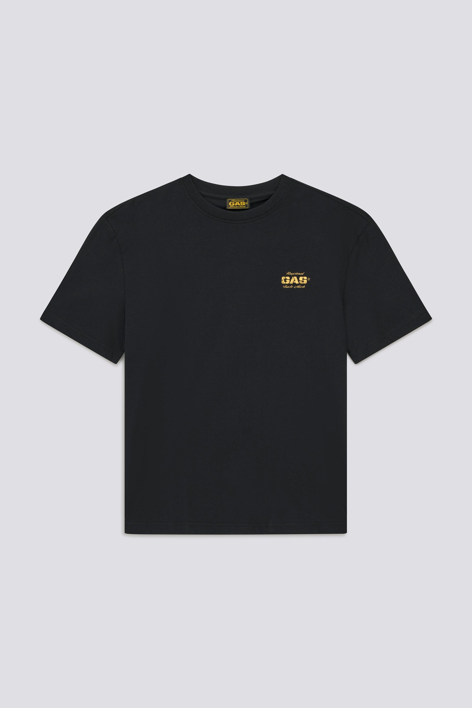 T-shirt GAS uomo Mark cotone girocollo logo