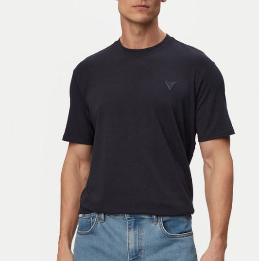 T-shirt Guess uomo small patch cotone modal