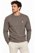 Maglia girocollo U.S. Polo Assn. uomo cotone cashmere Leon