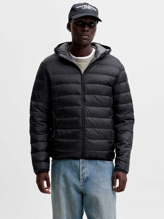 Giubbotto Jack & Jones uomo nylon cappuccio AI 2026