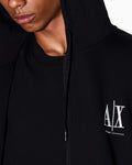 Felpa uomo A|X logo misto cotone AI 2026
