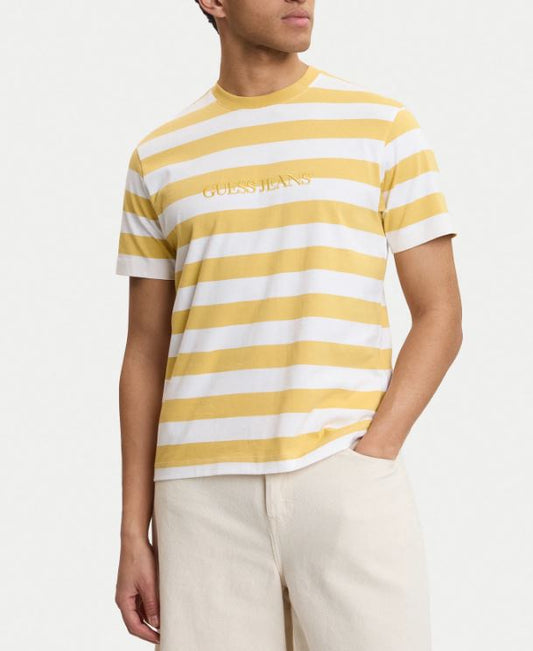 T-shirt Guess Jeans uomo cotone regular righe