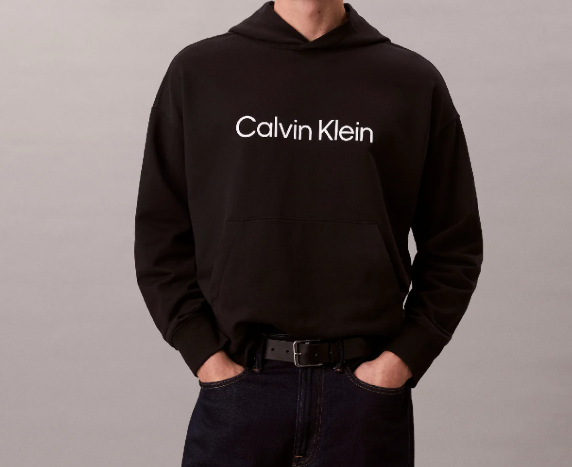 Felpa uomo Calvin Klein Standard Logo cotone PE 2026