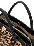 Borsa Guess donna Audrey satchel piccola leopardata