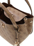Borsa Coleen satchel piccola logo donna Guess