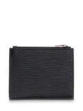Portafoglio Milano Guess uomo bifold zip pelle tessuto