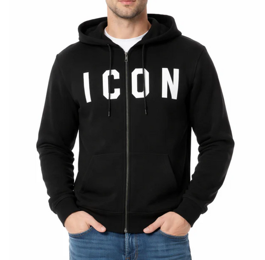 Felpa uomo ICON cappuccio zip