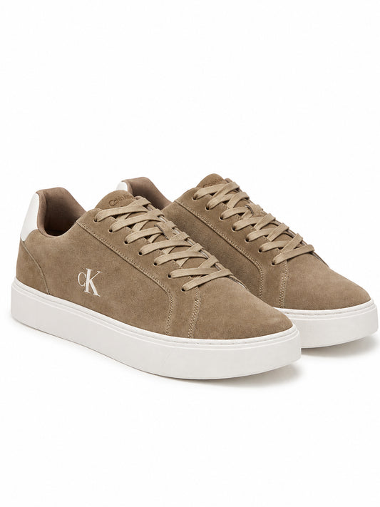Sneakers Calvin Klein uomo camoscio suola gomma