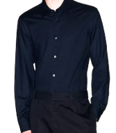 Camicia uomo Armani Exchange A|X logo manica lunga