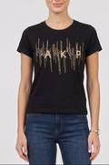 T-shirt donna MARKUP cotone stampa strass manica corta