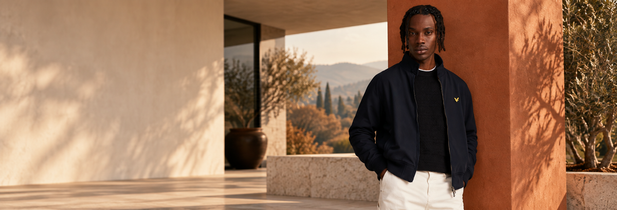 Capo d'abbigliamento uomo della nuova collezione autunno inverno 2026, in primo piano.