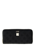 Portafoglio Ella logo Guess donna grande zip-around