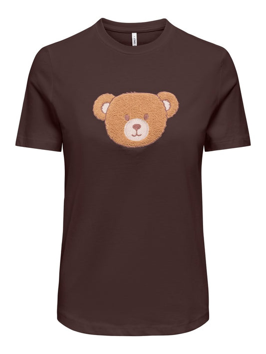 T-shirt donna ONLY cotone organico stampa