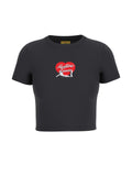 T-shirt Guess Jeans donna slim grafica cotone