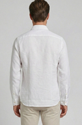 Camicia uomo MARKUP lino manica lunga collo francese