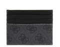 Portacarte Guess uomo Milano misto nero antracite