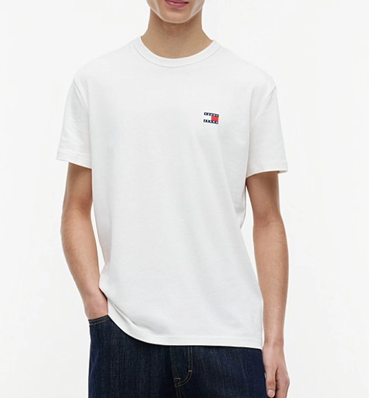 T-shirt Tommy Jeans uomo regular badge cotone PE 2026
