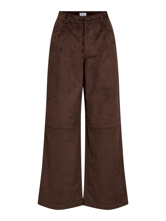 Pantaloni donna VILA maglia taglio dritto