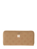 Portafoglio Ella logo Guess donna grande zip-around