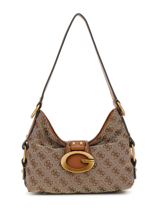 Borsa Guess donna Camden mini spalla logo all-over