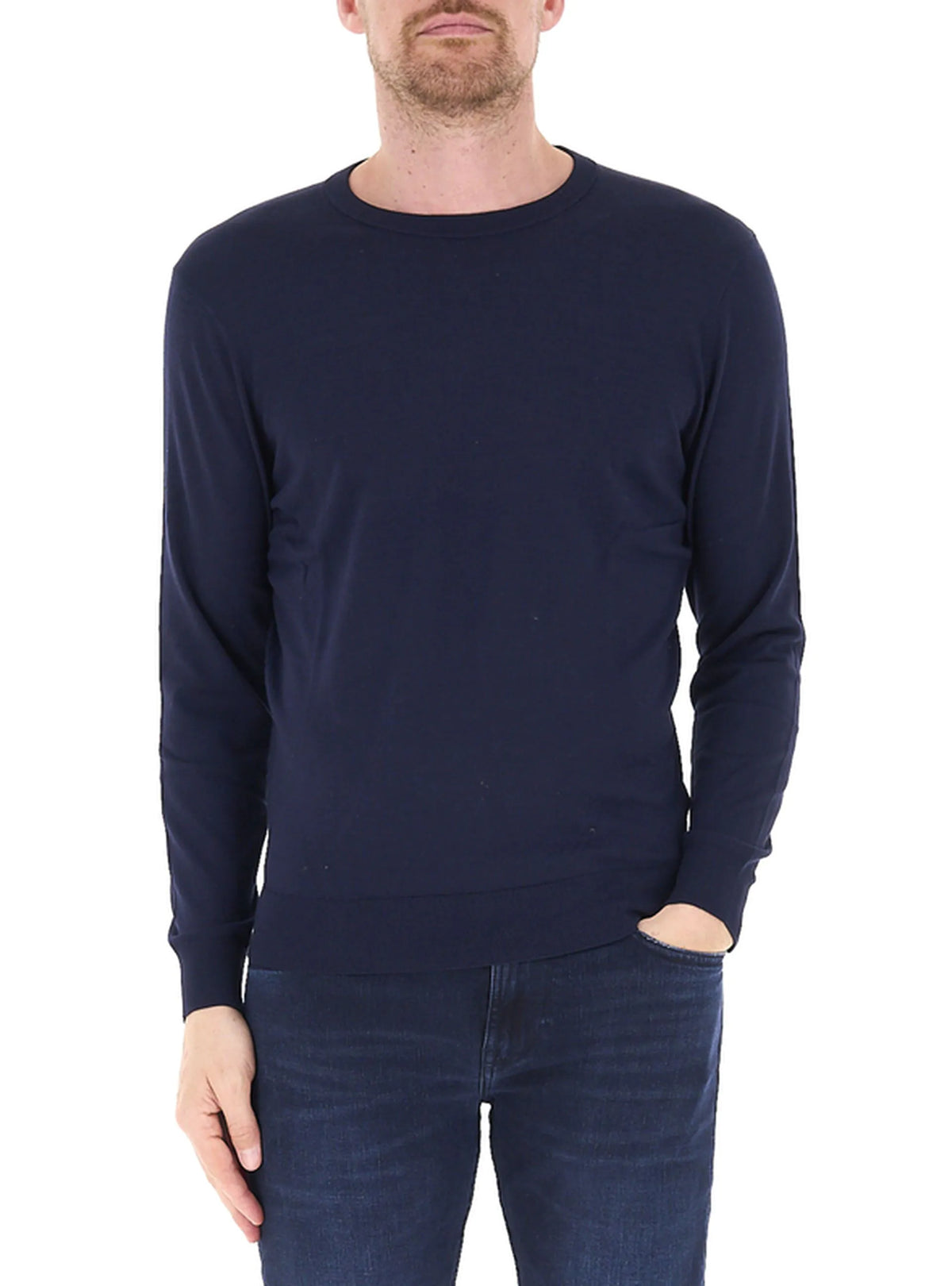 Maglione Miles Guess uomo girocollo cotone modal lana