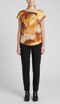 Blusa donna MARKUP raso viscosa stampata