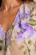 Top donna MARKUP fiorato crepe viscosa
